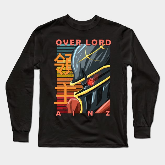 Ainz Ooal Gown Momonga Overlord Obarodo Anime Long Sleeve T-Shirt by CarolIrvine